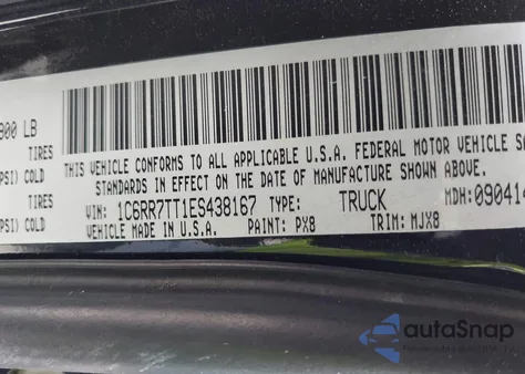 2014 Ram 1500 Big Horn from USA, damaged, VIN 1C6RR7TT1ES438167